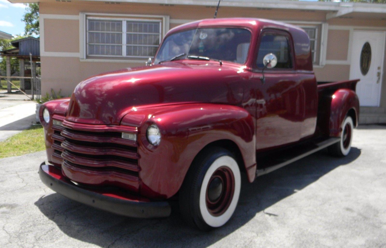 Restored 1952 Chevrolet custom extended cab Pickup for sale