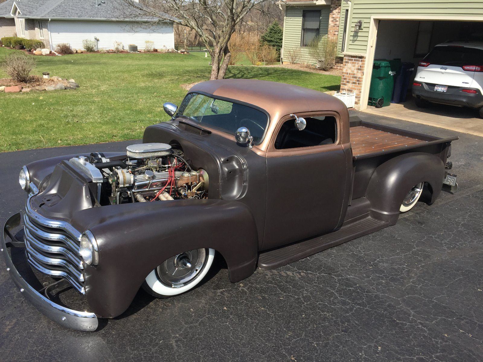 Chopped 1950 Chevrolet 3100 custom truck for sale