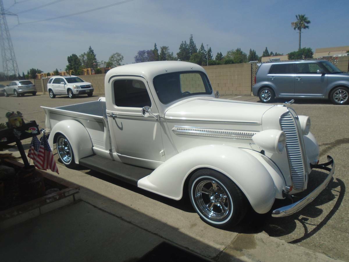 Pinstriped 1937 Dodge Custom truck for sale