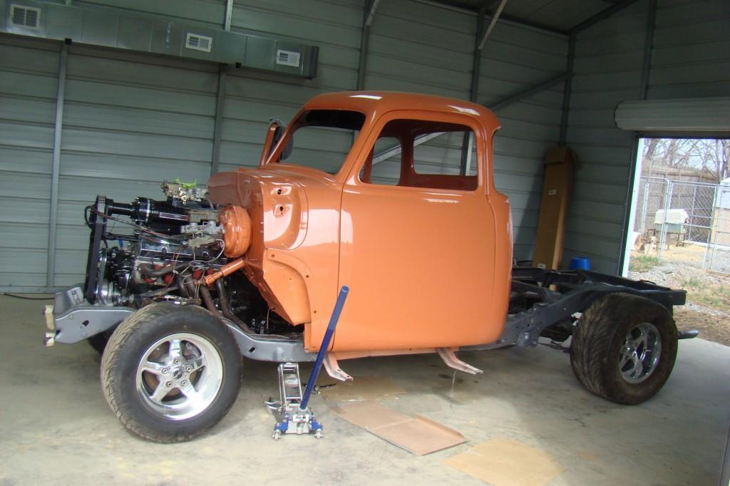 1949 Chevy 5 window pick-up on a S-10 frame