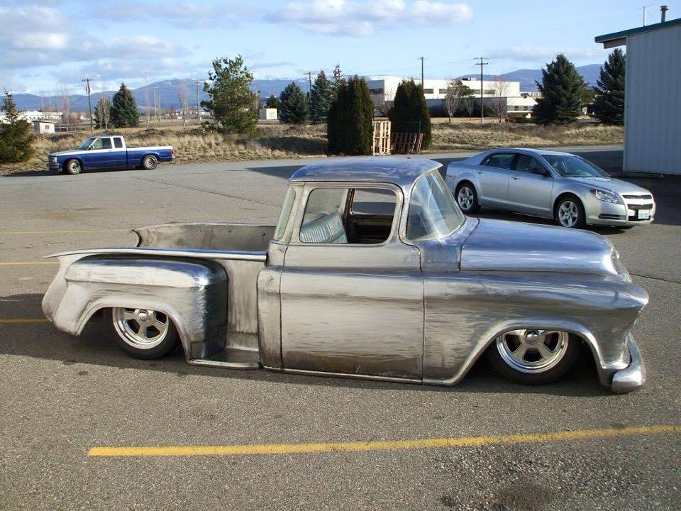 1956 Chevy swb pick full Custom Project Bagged