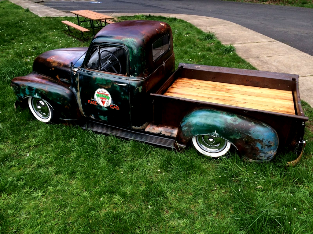 Stunning 1952 Chevrolet Pickups with highly detailed patina