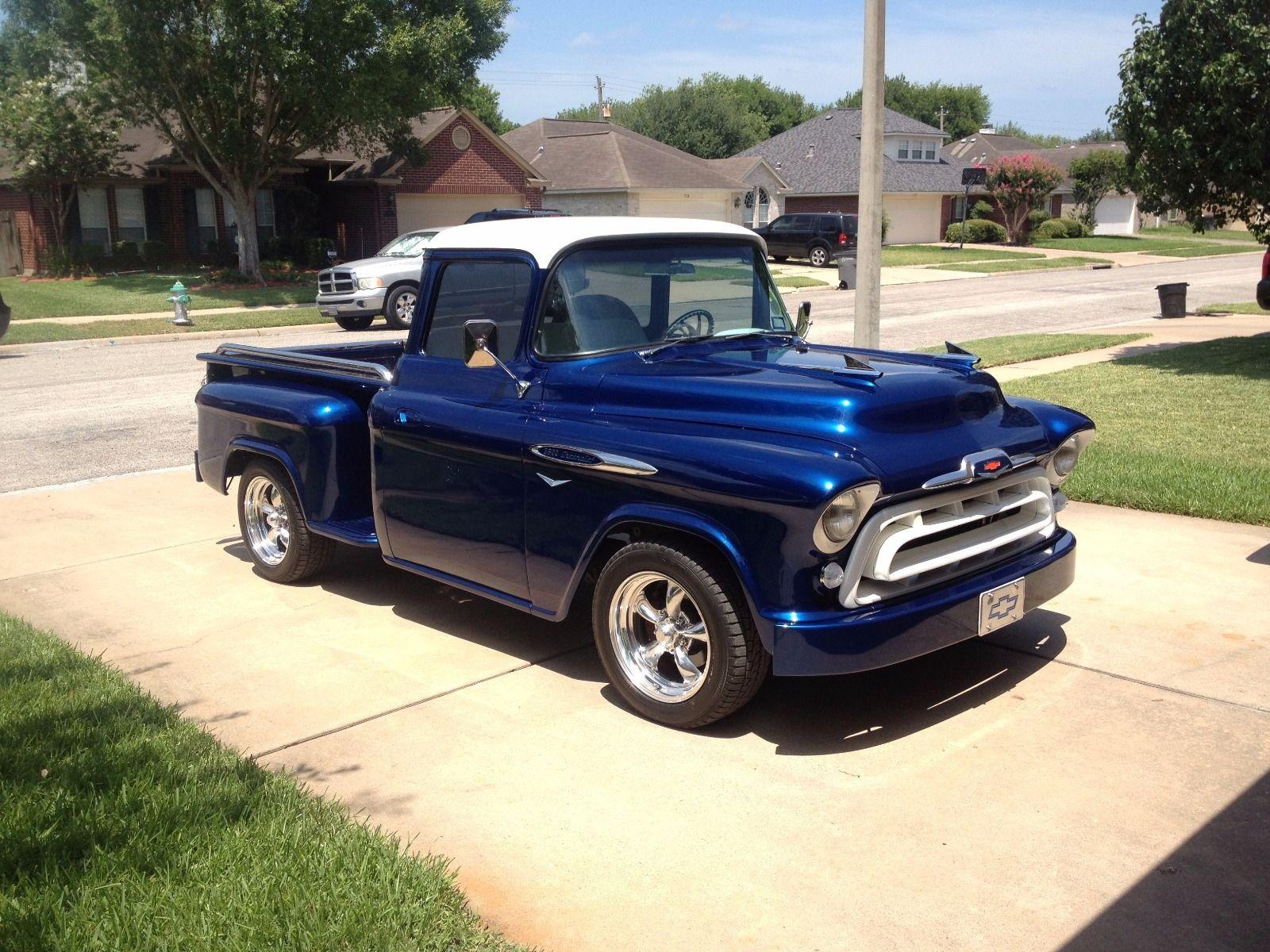 Customized 1957 Chevrolet Pickups Big Back Window custom for sale