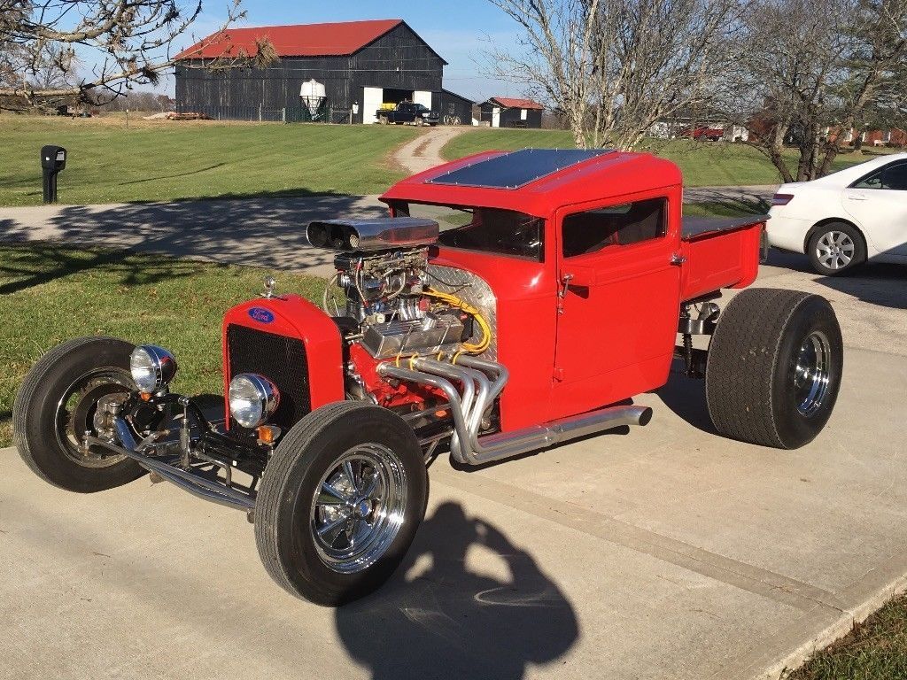 bored over engine 1930 Ford Model A Truck custom