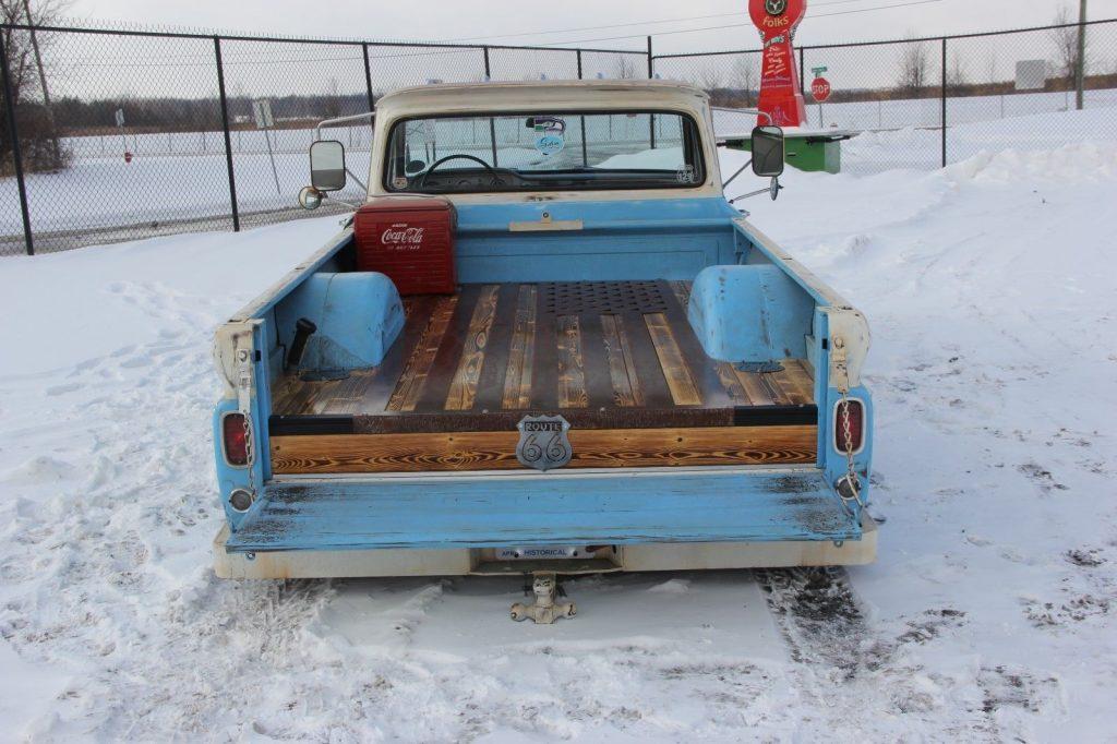 restomod with patina 1965 GMC custom truck