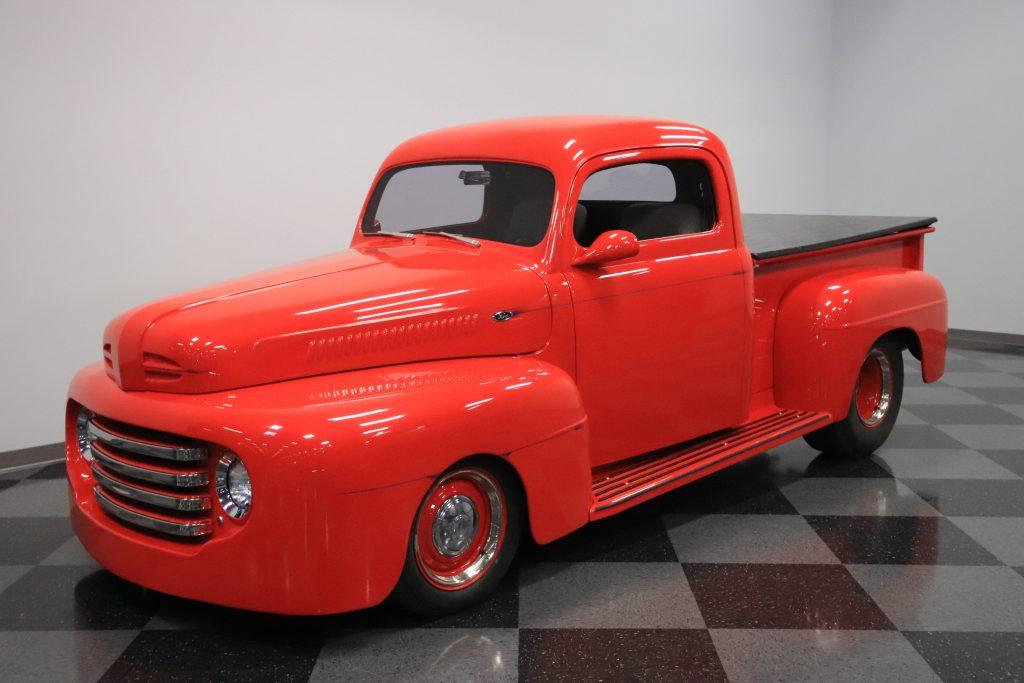 fuel injected 1950 Ford F 100 custom pickup