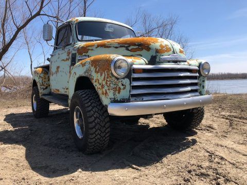 Bad Ass Patina 1954 Chevrolet custom pickup for sale