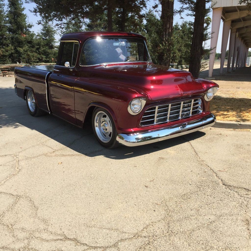 mean and clean 1955 Chevrolet Pickup custom