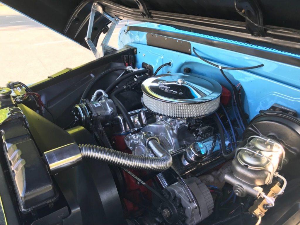 restored 1966 Chevrolet C 10 fuel injected custom truck