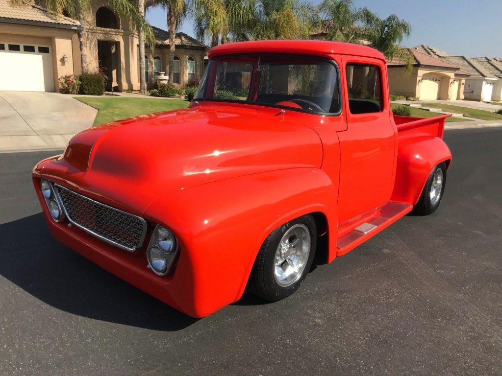 nicely modified 1956 Ford F 100 Custom truck