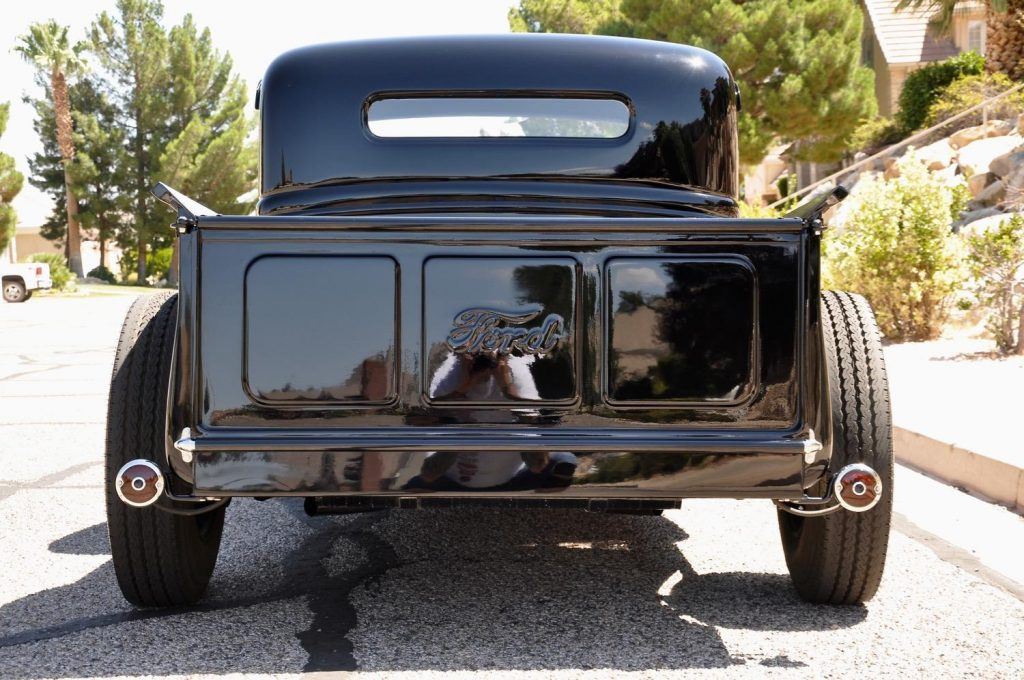 shiny 1936 Ford Pickup custom