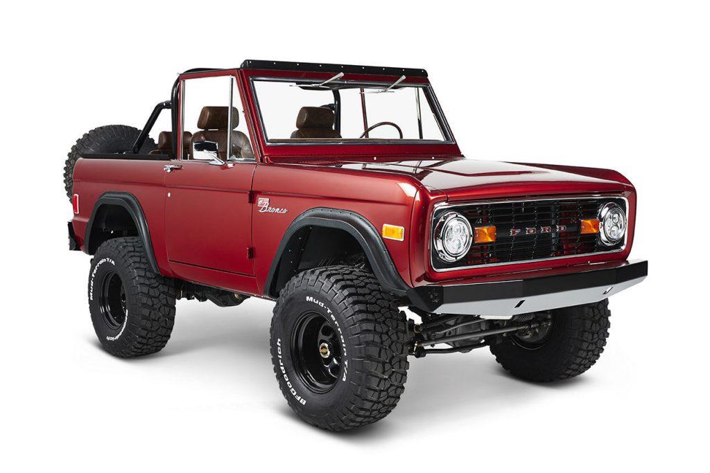 well restored and modified 1977 Ford Bronco Coyote custom