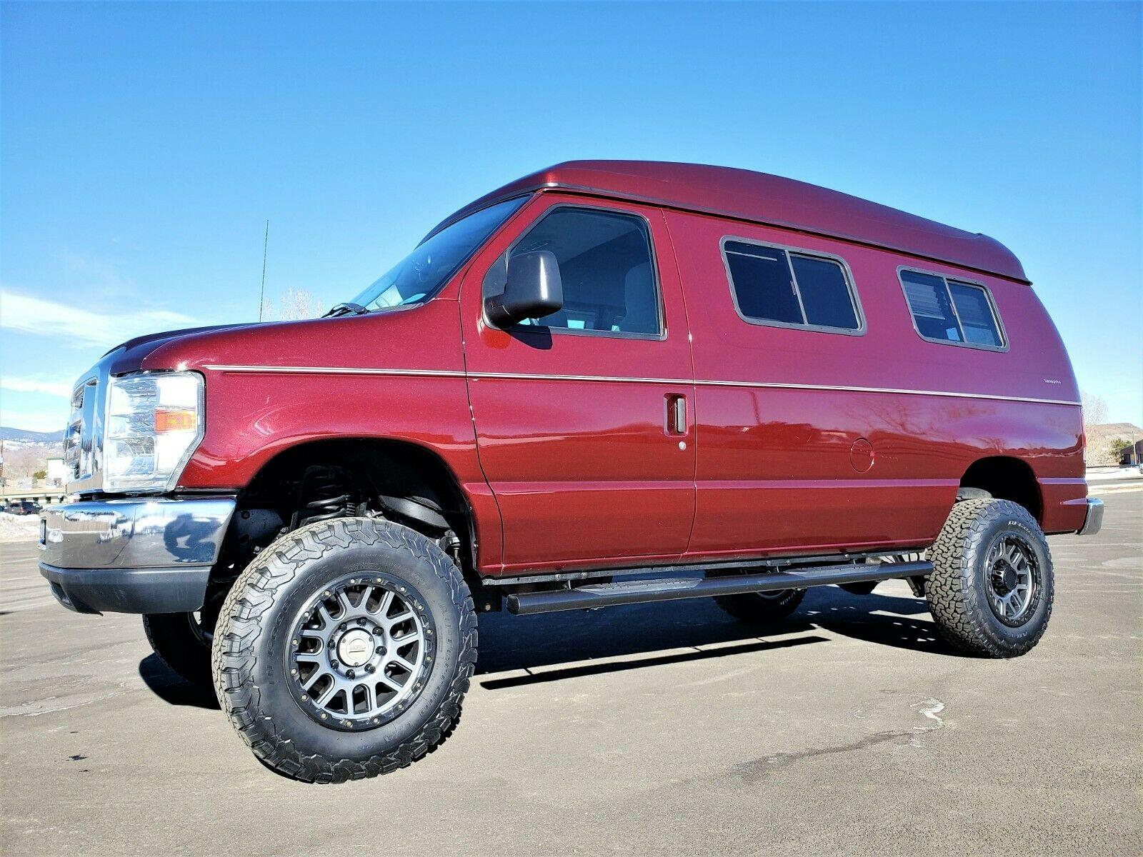 low miles 2010 Ford E Series Van Timberline 4×4 Conversion Custom van ...