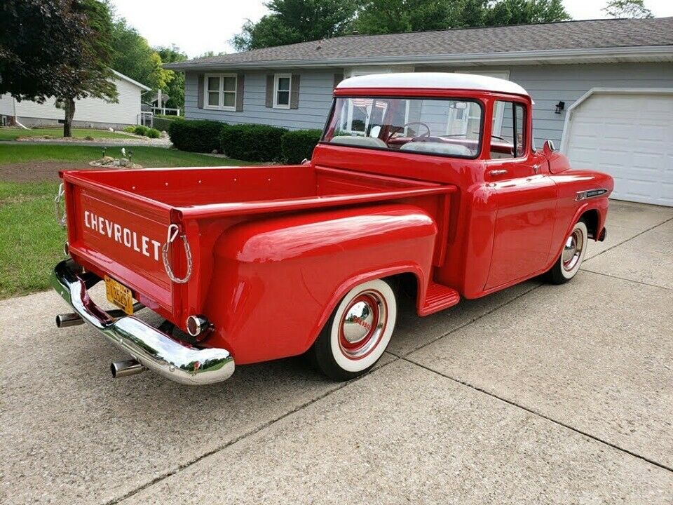 restored vintage 1959 Chevrolet 3100 pickup custom