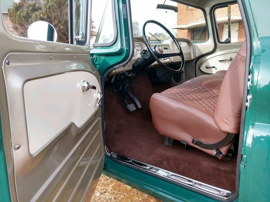 restored and modified 1963 Chevrolet C 10 FLEETSIDE pickup custom