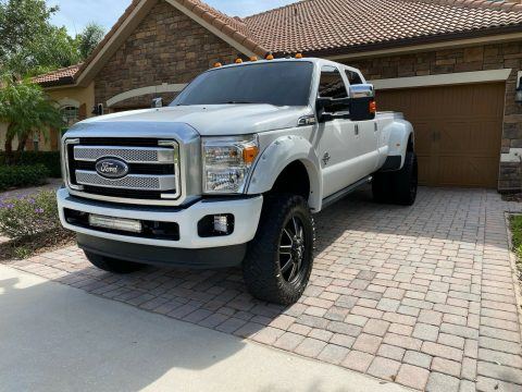carefully maintained 2011 Ford F 350 Platinum custom for sale