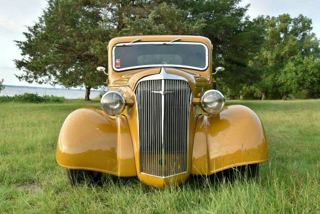 1937 Chevrolet Pickup custom [with rare Mullins custom trailer]