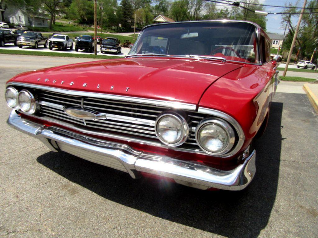 1960 Chevrolet Sedan Delivery Custom Radio Red Flyer