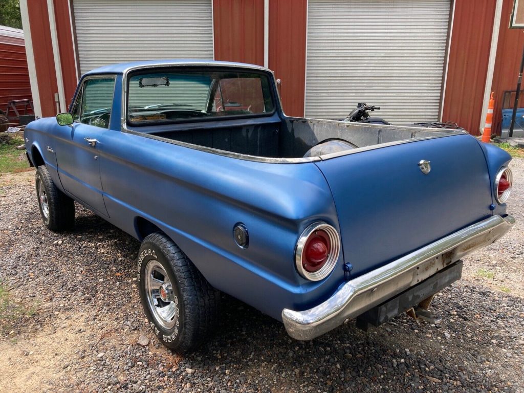 1963 Ford Ranchero 4×4 custom [Bronco frame]