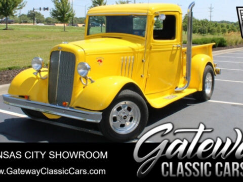 Yellow 1934 Chevrolet 1/2 Ton Pickup 350 CID V8 for sale