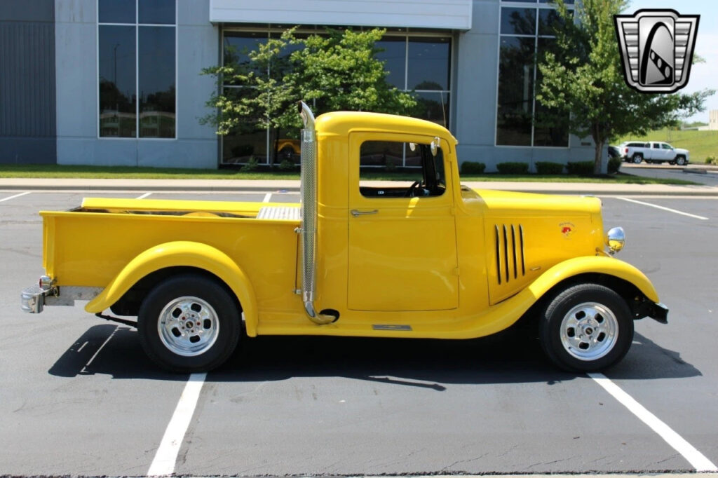 Yellow 1934 Chevrolet 1/2 Ton Pickup 350 CID V8