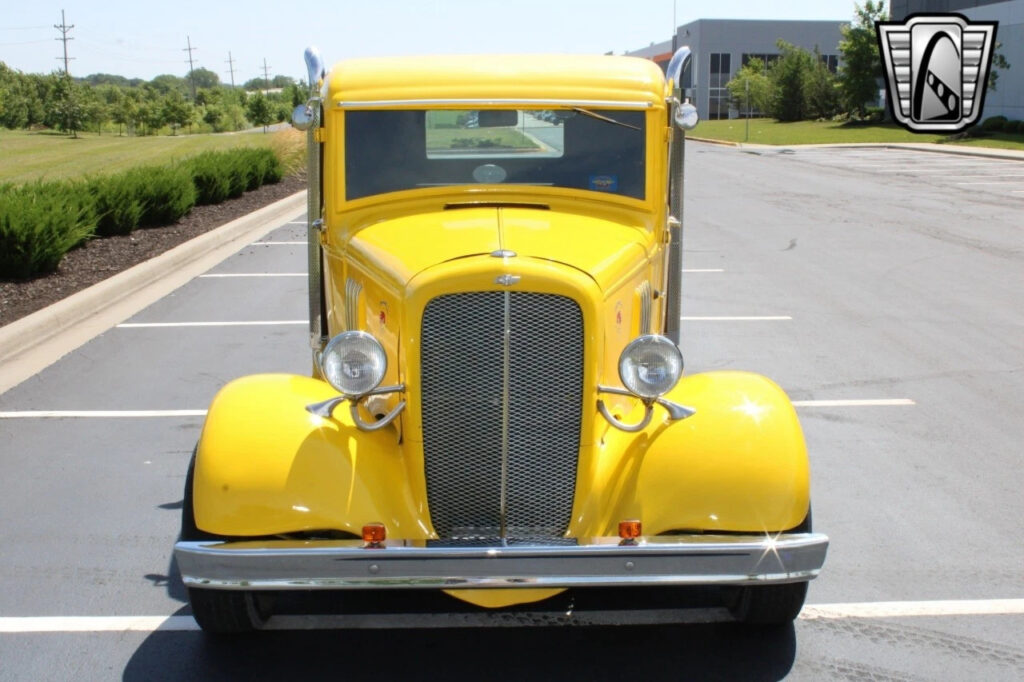 Yellow 1934 Chevrolet 1/2 Ton Pickup 350 CID V8